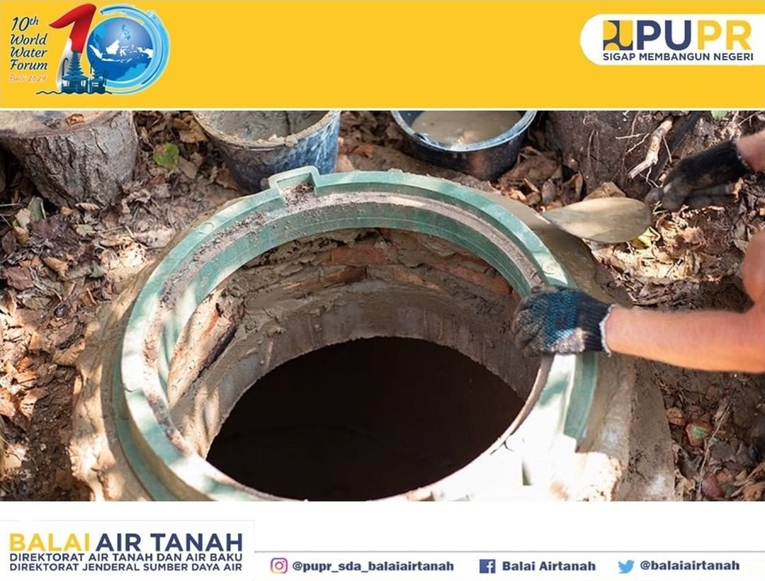 Gambar Prinsip Konstruksi Sumur