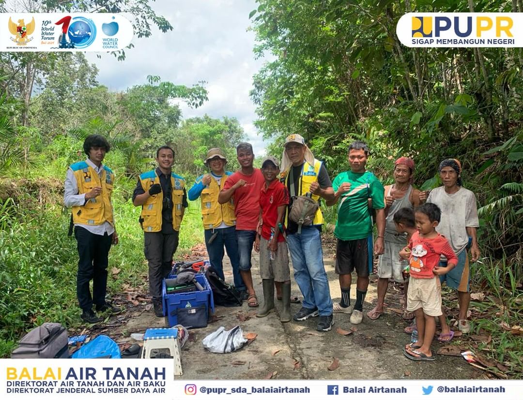 Gambar Survei Geolistrik 1D pada 3 Kabupaten di Provinsi Kalimantan Barat