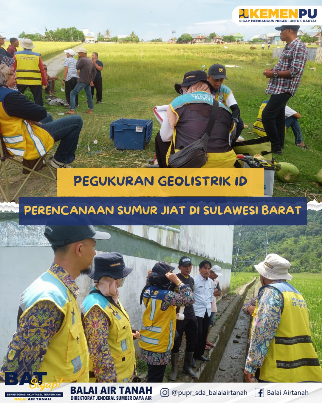 Gambar dari Pengukuran Geolistrik 1D untuk Perencanaan Sumur JIAT di Sulawesi Barat